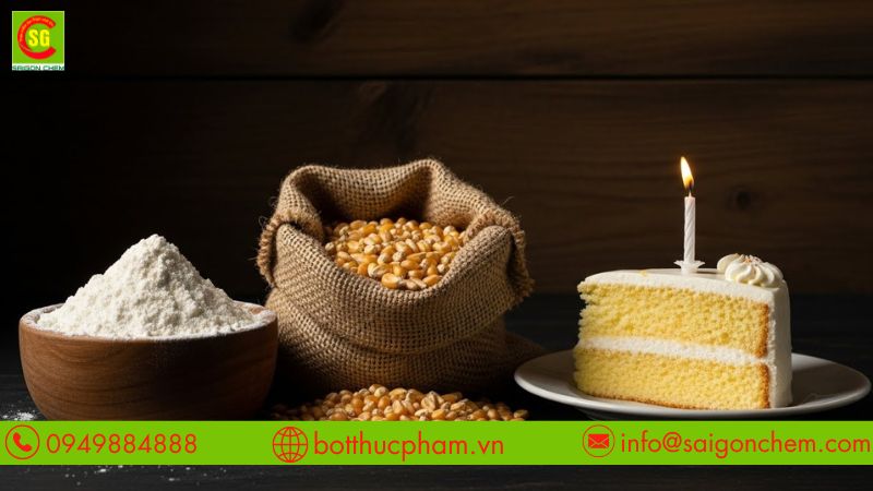 BỘT BẮP LÀM BÁNH – NGUYÊN LIỆU VÀNG CHO CÁC CÔNG THỨC NGON